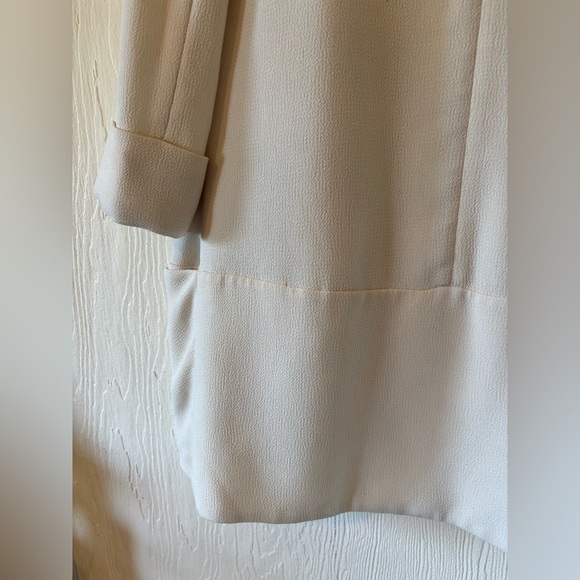 Wilfred Aritzia Off White Cream Crepe Chevalier Blazer Jacket Cardigan - Picture 7 of 17